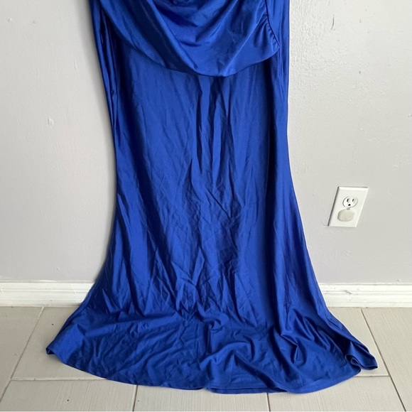 Fashion Nova “As You Know It” Royal Blue One Shoulder Gown - Picture 14 of 16